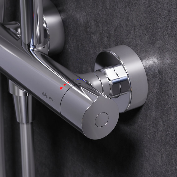Душевая стойка с термостатом Am.Pm Like F0780464, Цвет производителя: хром - 6 Душевая стойка с термостатом Am.Pm Like F0780464, Цвет производителя: хром фото 6