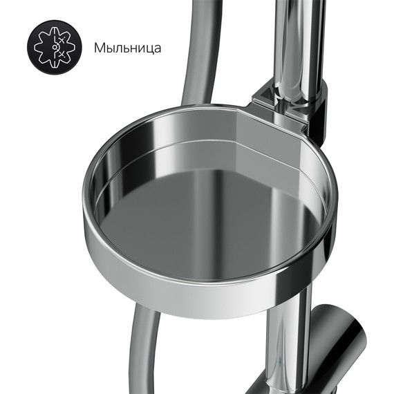 Душевая стойка Am.Pm Like F078006, Цвет производителя: хром фото 12