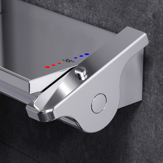 Душевая стойка с термостатом Am.Pm Spirit V2.0 F0770A400 - 8 Душевая стойка с термостатом Am.Pm Spirit V2.0 F0770A400 фото 8