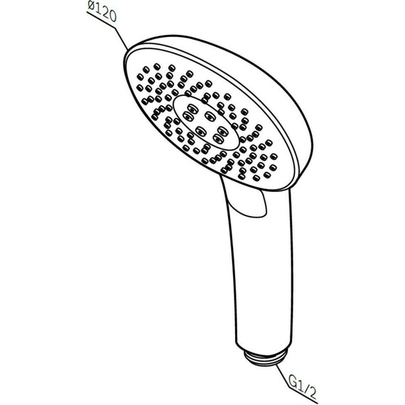 Ручной душ Am.Pm Spirit V2.0 F0270A000 фото 4