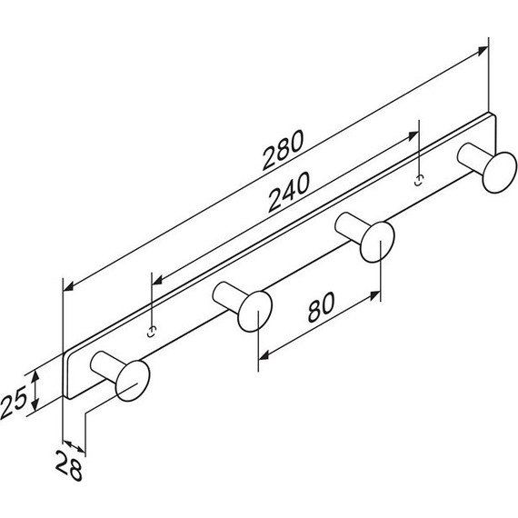 Набор крючков Damixa Jupiter DA7735900, цвет чёрный - 6 Набор крючков Damixa Jupiter DA7735900, цвет чёрный фото 6