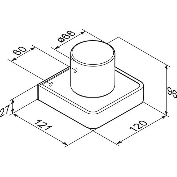 Стакан для зубных щеток Damixa Jupiter DA7734300, цвет чёрный - 6 Стакан для зубных щеток Damixa Jupiter DA7734300, цвет чёрный фото 6