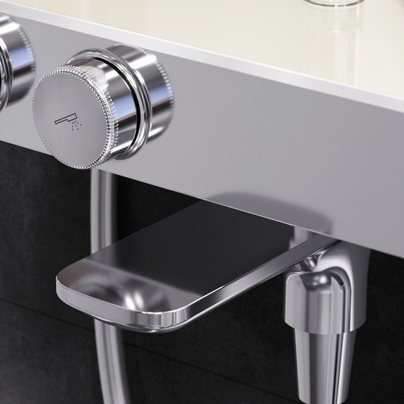 Душевая стойка с термостатом Am.Pm Inspire V2.0 F0750A500, Цвет производителя: хром - 7 Душевая стойка с термостатом Am.Pm Inspire V2.0 F0750A500, Цвет производителя: хром фото 7