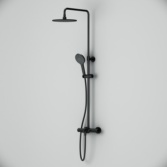 Душевая стойка c термостатом Am.Pm Like F0780522, черный, Цвет производителя: чёрный - 4 Душевая стойка c термостатом Am.Pm Like F0780522, черный, Цвет производителя: чёрный фото 4