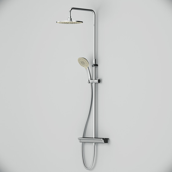 Душевая стойка с термостатом Am.Pm Spirit V2.0 F0770A400 - 11 Душевая стойка с термостатом Am.Pm Spirit V2.0 F0770A400 фото 11