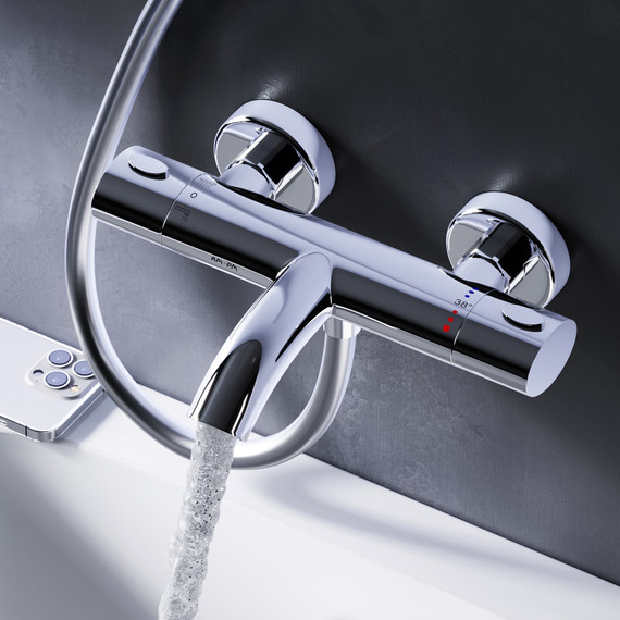 Смеситель для ванны с термостатом Am.Pm Sense F7550064 фото 3