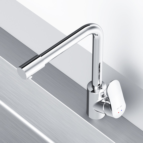 Смеситель для кухни Am.Pm Like F8005700, Цвет производителя: хром - 6 Смеситель для кухни Am.Pm Like F8005700, Цвет производителя: хром фото 6