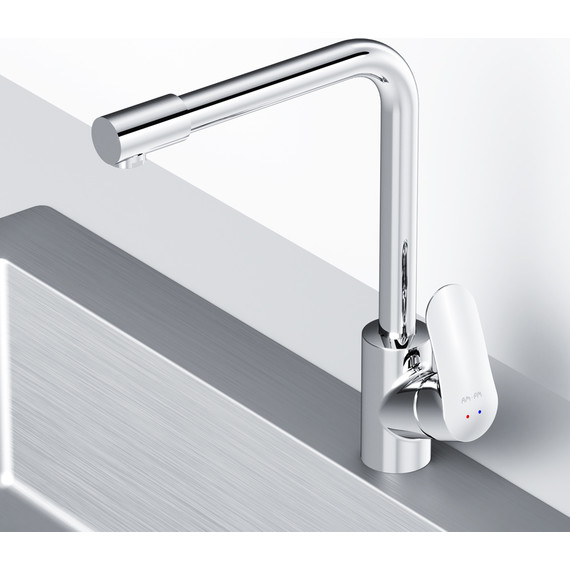 Смеситель для кухни Am.Pm Like F8005700, Цвет производителя: хром - 5 Смеситель для кухни Am.Pm Like F8005700, Цвет производителя: хром фото 5