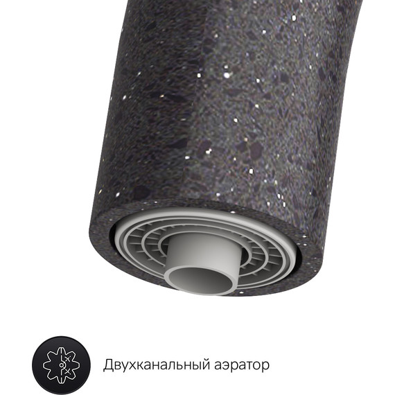Смеситель для кухни Am.Pm Like F8007722, черный, Цвет производителя: чёрный фото 9
