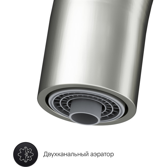 Смеситель для кухни Am.Pm Like F8007711, сатин, Цвет производителя: сатин - 8 Смеситель для кухни Am.Pm Like F8007711, сатин, Цвет производителя: сатин фото 8