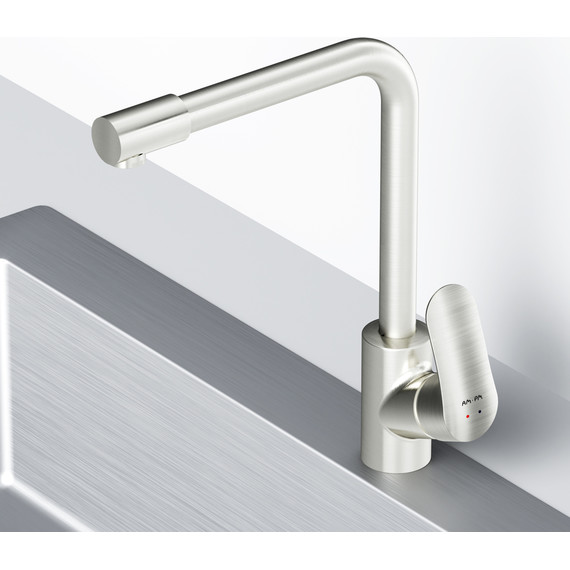 Смеситель для кухни Am.Pm Like F8005711, сатин, Цвет производителя: сатин - 5 Смеситель для кухни Am.Pm Like F8005711, сатин, Цвет производителя: сатин фото 5