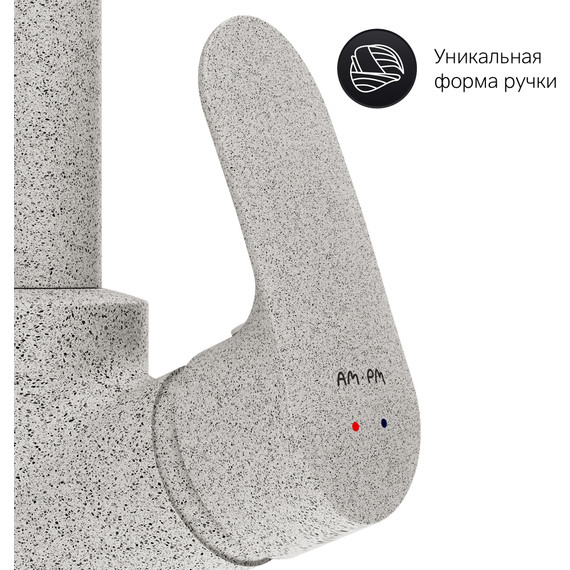 Смеситель для кухни Am.Pm Like F8007133, элегантный белый, Цвет производителя: белый фото 7