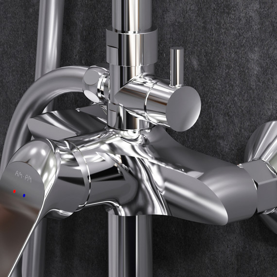 Душевая стойка Am.Pm Sunny F0785C900, Цвет производителя: хром - 7 Душевая стойка Am.Pm Sunny F0785C900, Цвет производителя: хром фото 7