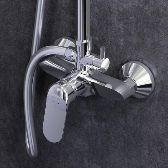 Душевая стойка Am.Pm Sunny F0785C800 - 4 Душевая стойка Am.Pm Sunny F0785C800 фото 4