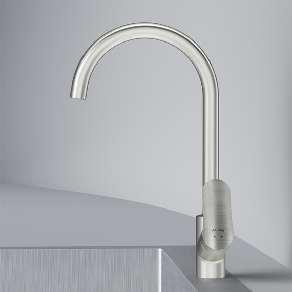 Смеситель для кухни Am.Pm Like F8007711, сатин, Цвет производителя: сатин - 6 Смеситель для кухни Am.Pm Like F8007711, сатин, Цвет производителя: сатин фото 6