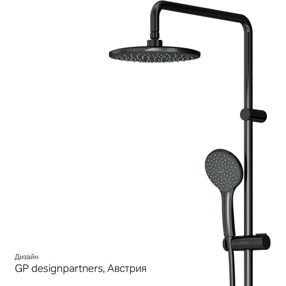 Душевая стойка Am.Pm Gem F0790022, черный, Цвет производителя: чёрный - 13 Душевая стойка Am.Pm Gem F0790022, черный, Цвет производителя: чёрный фото 13