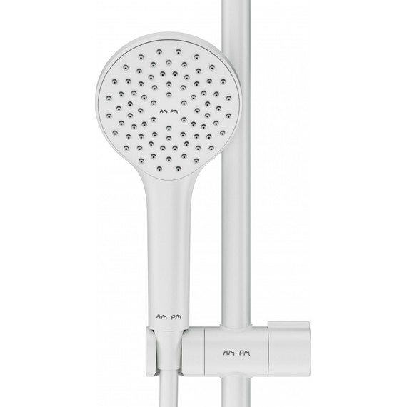 Душевая стойка Am.Pm Gem F0790033, белый, Цвет производителя: белый - 6 Душевая стойка Am.Pm Gem F0790033, белый, Цвет производителя: белый фото 6