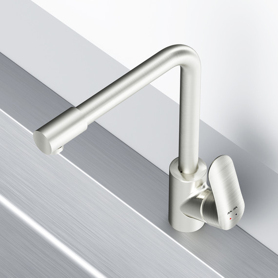 Смеситель для кухни Am.Pm Like F8005711, сатин, Цвет производителя: сатин - 6 Смеситель для кухни Am.Pm Like F8005711, сатин, Цвет производителя: сатин фото 6