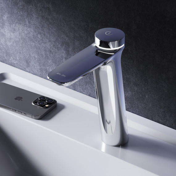 Смеситель для раковины высокий электронный Am.Pm Inspire V2.0 - 2 Смеситель для раковины высокий электронный Am.Pm Inspire V2.0 фото 2