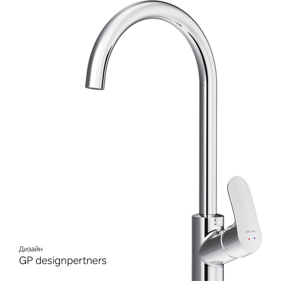 Смеситель для кухни Am.Pm Like F8007100, Цвет производителя: хром - 10 Смеситель для кухни Am.Pm Like F8007100, Цвет производителя: хром фото 10