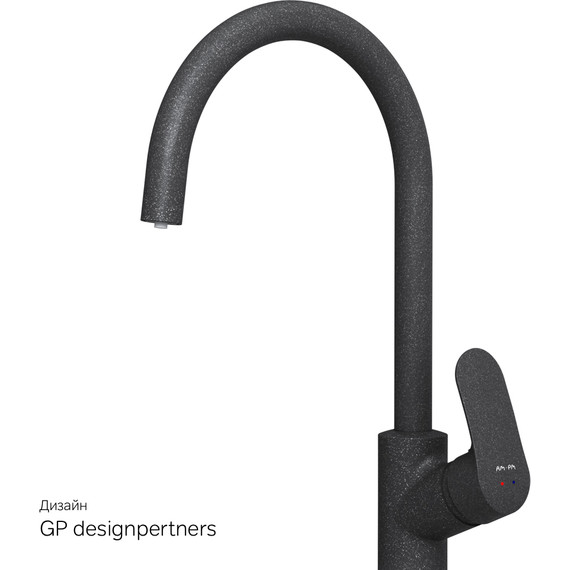 Смеситель для кухни Am.Pm Like F8007722, черный, Цвет производителя: чёрный фото 11