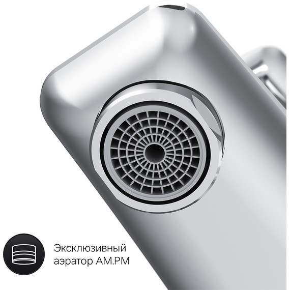 Смеситель для ванны Am.Pm Gem F90A10000, Цвет производителя: хром - 8 Смеситель для ванны Am.Pm Gem F90A10000, Цвет производителя: хром фото 8