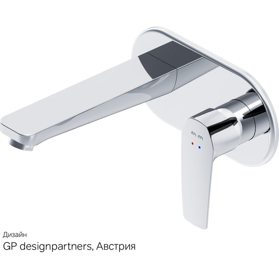 Смеситель для раковины настенный Am.Pm Gem F90A72200, Цвет производителя: хром фото 10