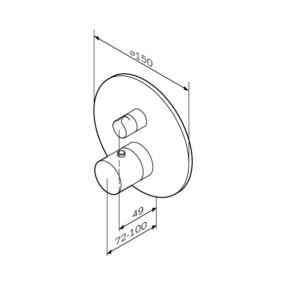 Смеситель для ванны с термостатом Am.Pm Like F8075600 фото 13