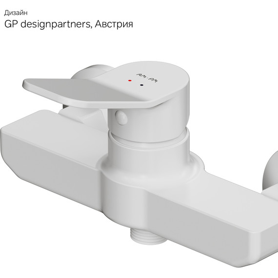 Смеситель для душа Am.Pm X-Joy F85A20033, белый, Цвет производителя: белый фото 9