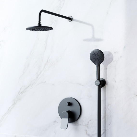 Душевая система для душа Am.Pm X-Joy FB85A1RH22, черный фото 2