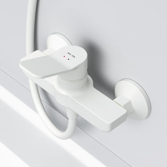 Смеситель для душа Am.Pm X-Joy F85A20033, белый, Цвет производителя: белый фото 3