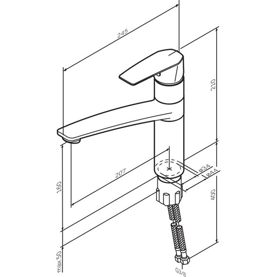 Смеситель для кухни AM.PM Gem F90A00000 фото 12