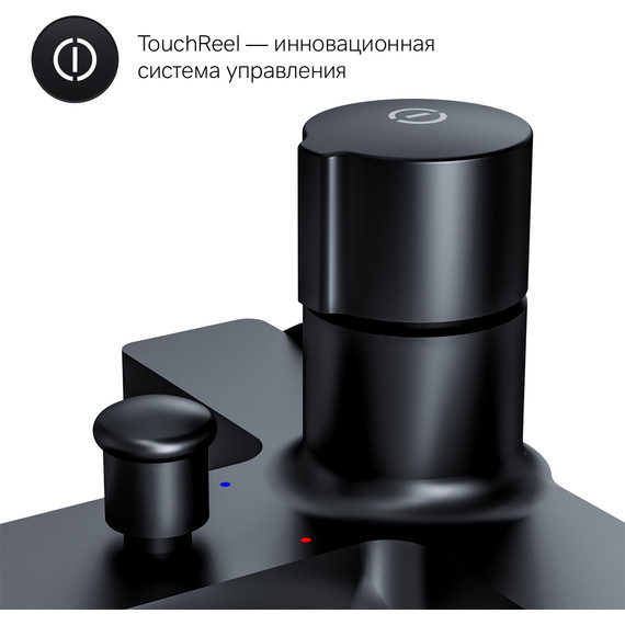 Смеситель для ванны Am.Pm X-Joy TouchReel F85A10522, чёрный фото 7