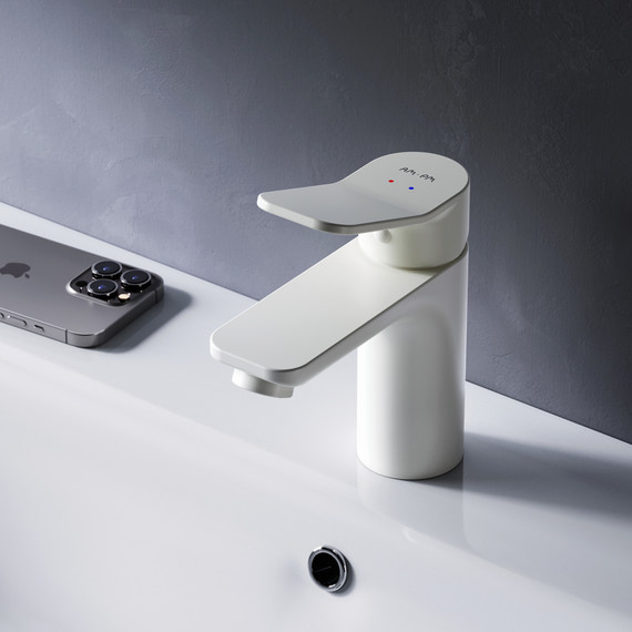 Смеситель для раковины Am.Pm X-Joy F85A02133, Цвет производителя: белый - 2 Смеситель для раковины Am.Pm X-Joy F85A02133, Цвет производителя: белый фото 2