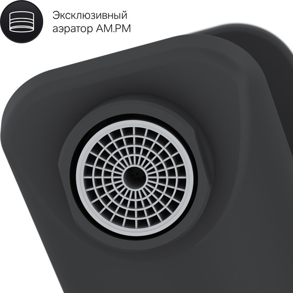 Смеситель для раковины Am.Pm X-Joy F85A02122, черный, Цвет производителя: чёрный - 8 Смеситель для раковины Am.Pm X-Joy F85A02122, черный, Цвет производителя: чёрный фото 8