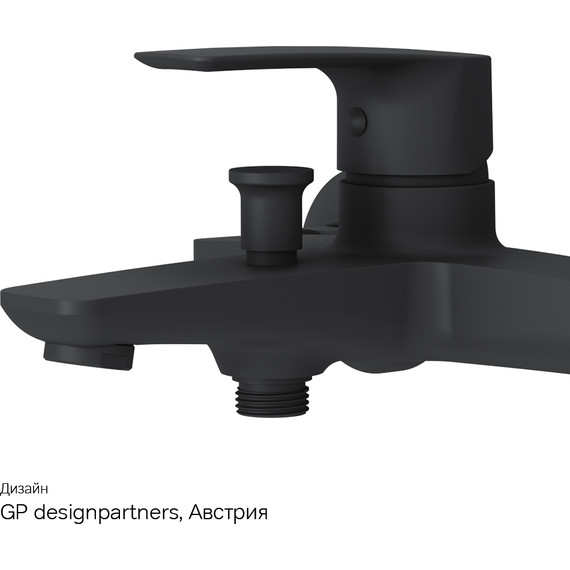 Смеситель для ванны Am.Pm Gem F90A10022, черный, Цвет производителя: чёрный - 10 Смеситель для ванны Am.Pm Gem F90A10022, черный, Цвет производителя: чёрный фото 10