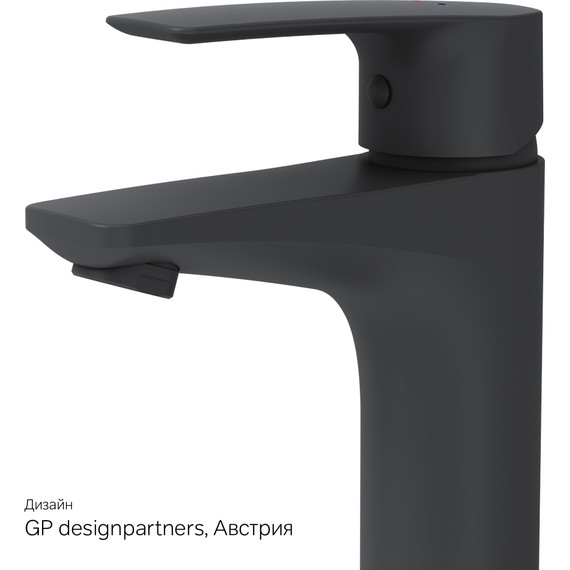 Смеситель для раковины Am.Pm Gem F90A02122, черный, Цвет производителя: чёрный фото 10