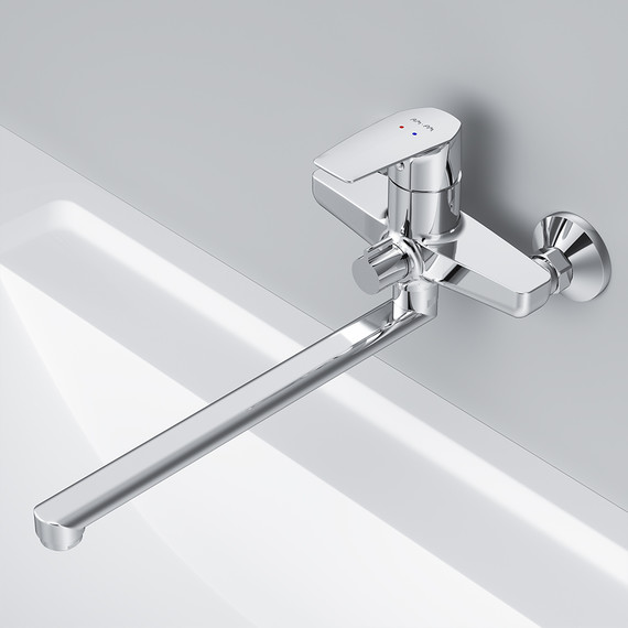 Смеситель для ванны Am.Pm Gem F90A90000 - 4 Смеситель для ванны Am.Pm Gem F90A90000 фото 4