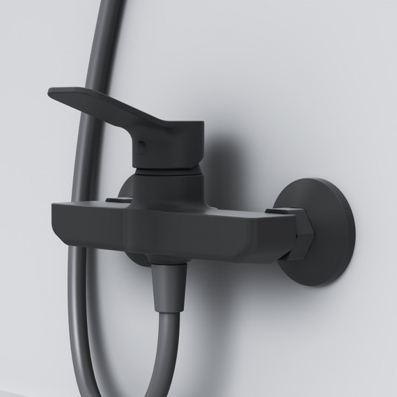Смеситель для душа Am.Pm X-Joy F85A20022, черный, Цвет производителя: чёрный фото 4