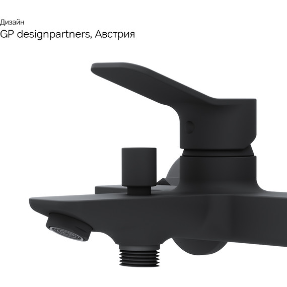 Смеситель для ванны Am.Pm X-Joy F85A10022, черный, Цвет производителя: чёрный фото 10