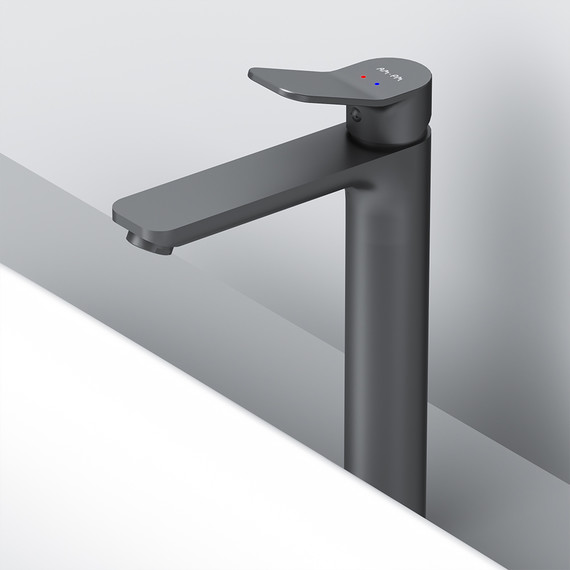 Смеситель для раковины высокий Am.Pm X-Joy F85A92022, черный, Цвет производителя: чёрный - 4 Смеситель для раковины высокий Am.Pm X-Joy F85A92022, черный, Цвет производителя: чёрный фото 4