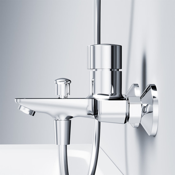 Смеситель для ванны Am.Pm X-Joy TouchReel F85A10500 фото 6