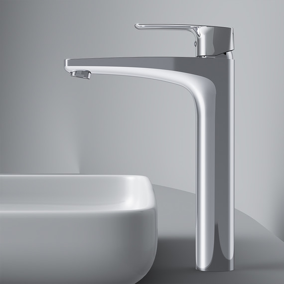 Смеситель для раковины высокий Am.Pm Gem F90A92000, Цвет производителя: хром - 6 Смеситель для раковины высокий Am.Pm Gem F90A92000, Цвет производителя: хром фото 6