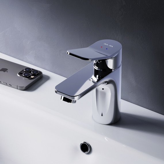 Смеситель для раковины Am.Pm X-Joy F85A02100, Цвет производителя: хром - 2 Смеситель для раковины Am.Pm X-Joy F85A02100, Цвет производителя: хром фото 2