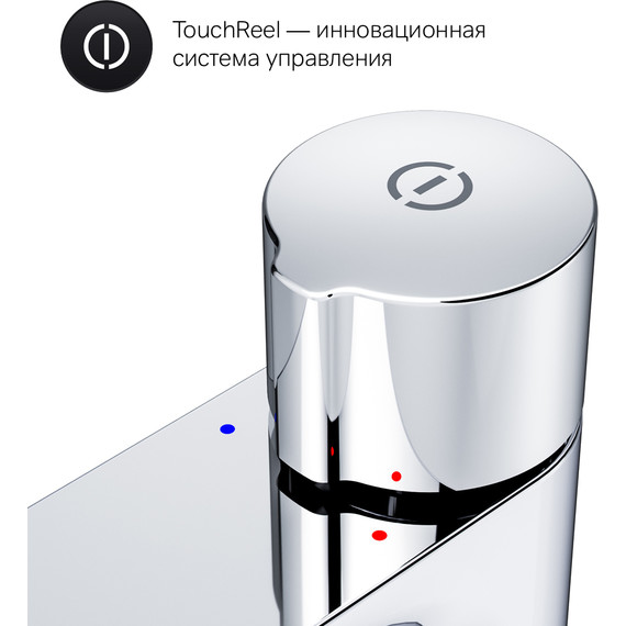 Смеситель для раковины высокий Am.Pm X-Joy TouchReel F85A92500, Цвет производителя: хром - 7 Смеситель для раковины высокий Am.Pm X-Joy TouchReel F85A92500, Цвет производителя: хром фото 7