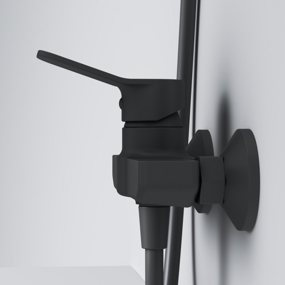 Смеситель для душа Am.Pm X-Joy F85A20022, черный, Цвет производителя: чёрный фото 5