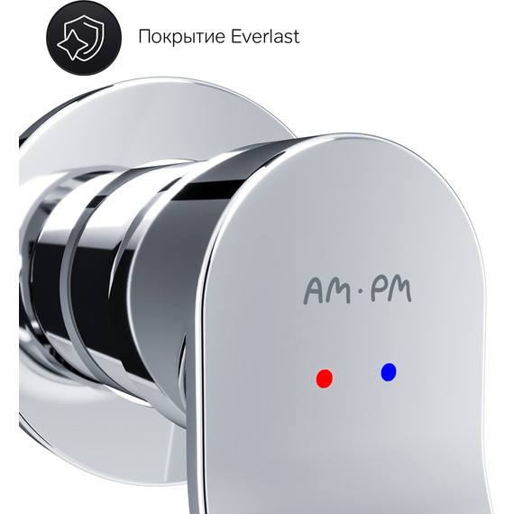 Смеситель для раковины настенный Am.Pm X-Joy F85A72600, Цвет производителя: хром - 7 Смеситель для раковины настенный Am.Pm X-Joy F85A72600, Цвет производителя: хром фото 7