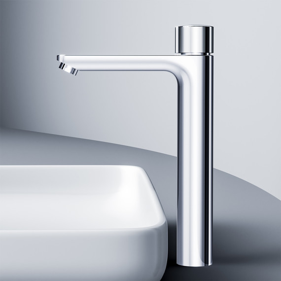 Смеситель для раковины высокий Am.Pm X-Joy TouchReel F85A92500, Цвет производителя: хром - 6 Смеситель для раковины высокий Am.Pm X-Joy TouchReel F85A92500, Цвет производителя: хром фото 6