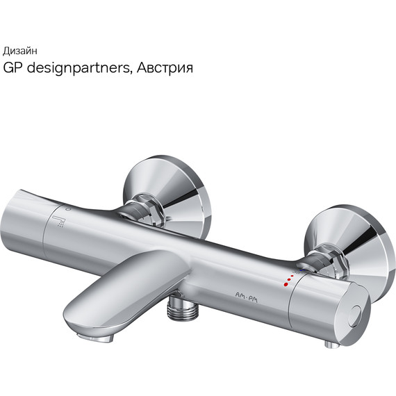 Смеситель для ванны с термостатом Am.Pm Like F8050000 - 10 Смеситель для ванны с термостатом Am.Pm Like F8050000 фото 10