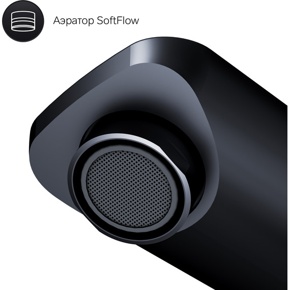 Смеситель для раковины высокий Am.Pm X-Joy TouchReel F85A92522, чёрный, Цвет производителя: чёрный - 8 Смеситель для раковины высокий Am.Pm X-Joy TouchReel F85A92522, чёрный, Цвет производителя: чёрный фото 8